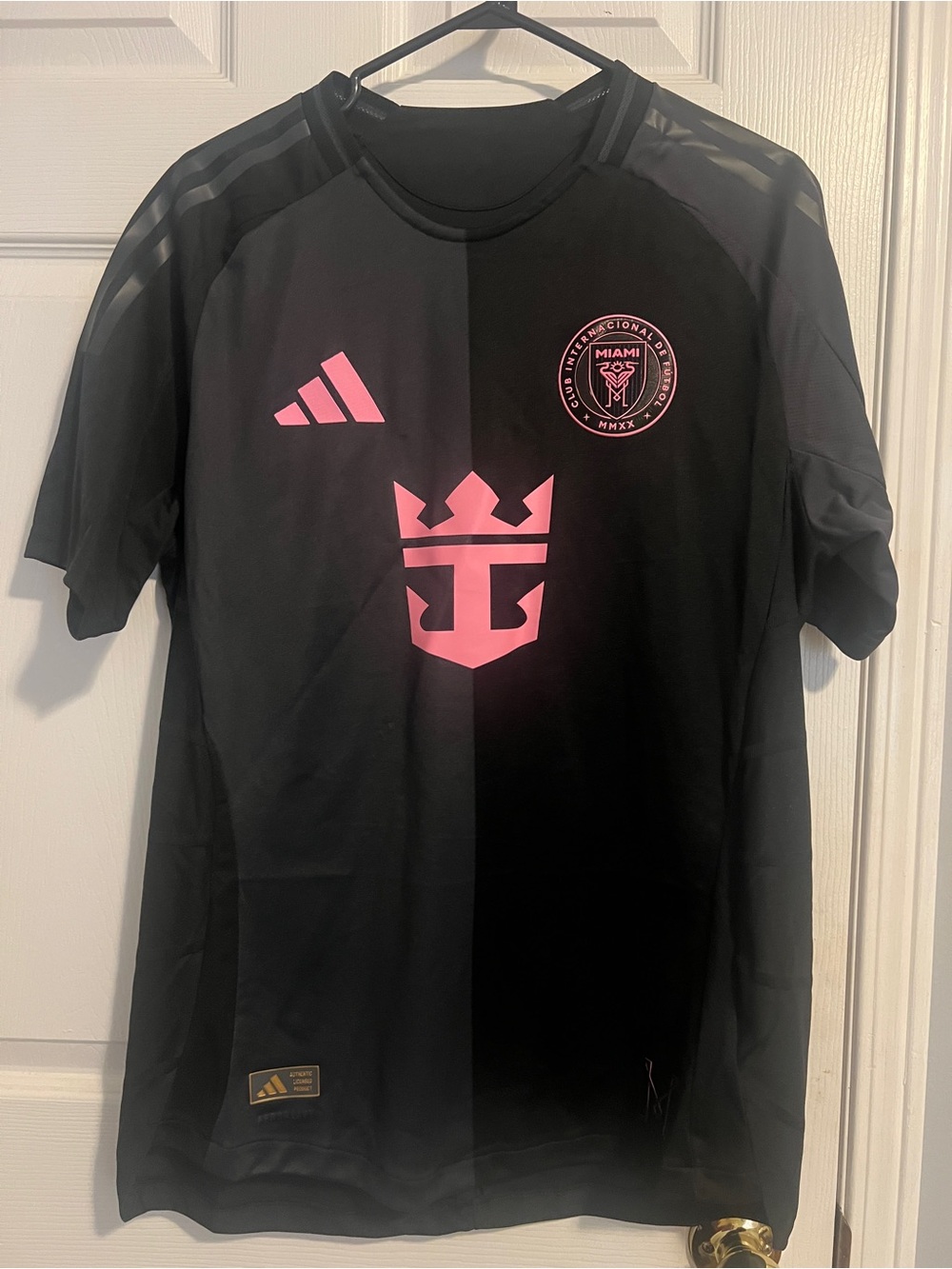 Adidas Inter Miami Black & Pink Messi Jersey